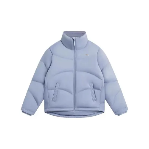 LINING Fitness Series Down Jackets Women's Soft Gray Blue