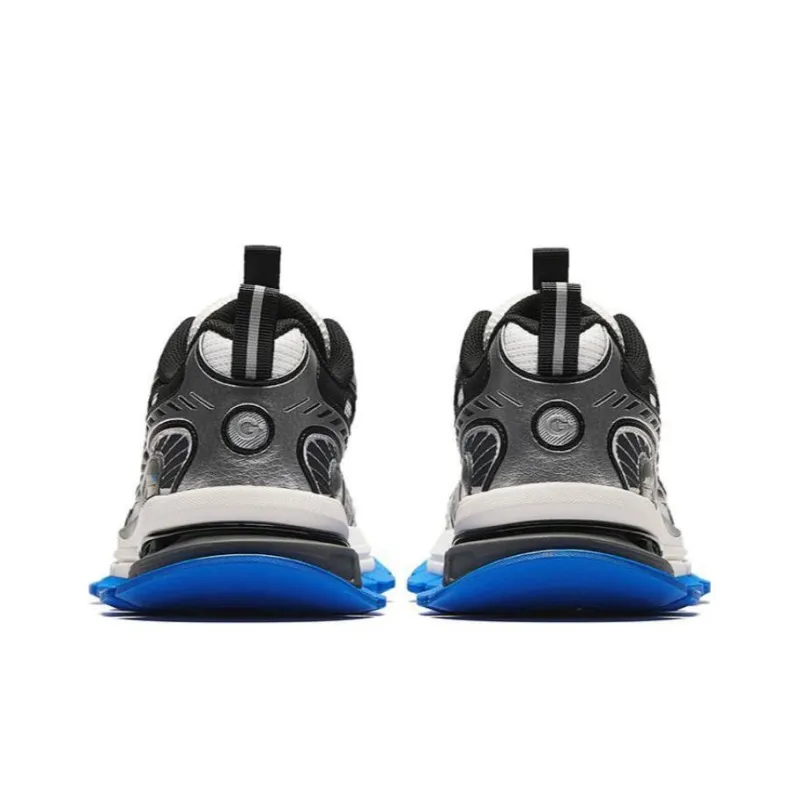 Anta Champion Series Durable Breathable Low-Top Running Shoes Men's Gray Blue-3