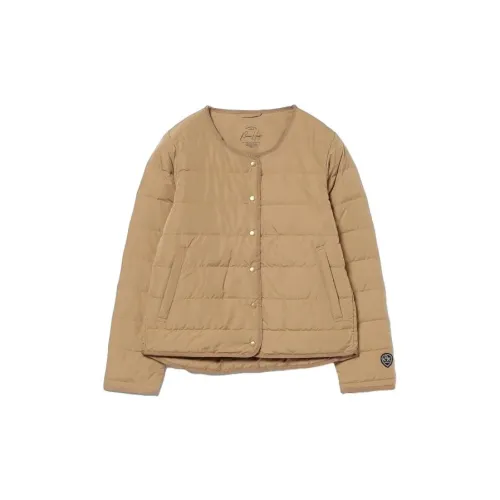 Beams Down Jackets Women's Light Brown