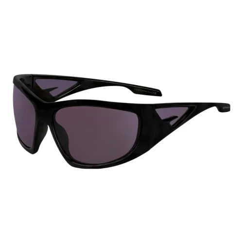 GIVENCHY Plastic Polyamide Irregular Shape Sunglasses Unisex Black