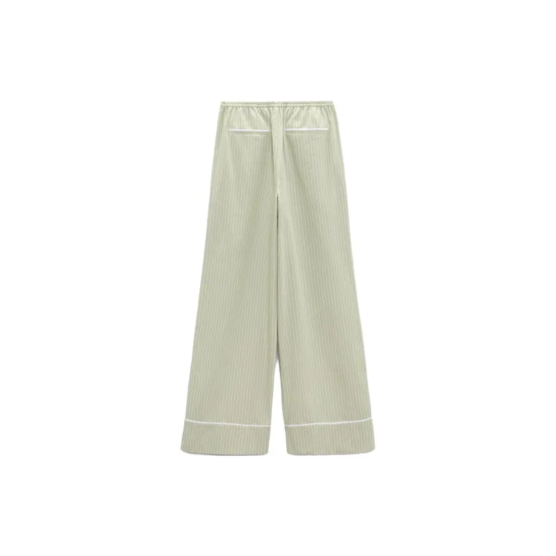ZARA Casual Pants Women's Light Green-1