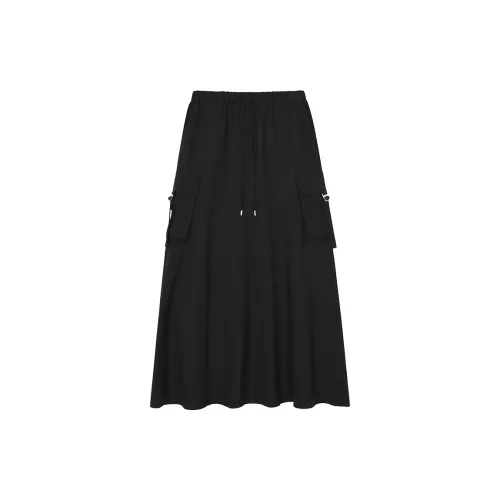 BETTY BOOP Casual Long Skirts Women's Eco-Friendly Black