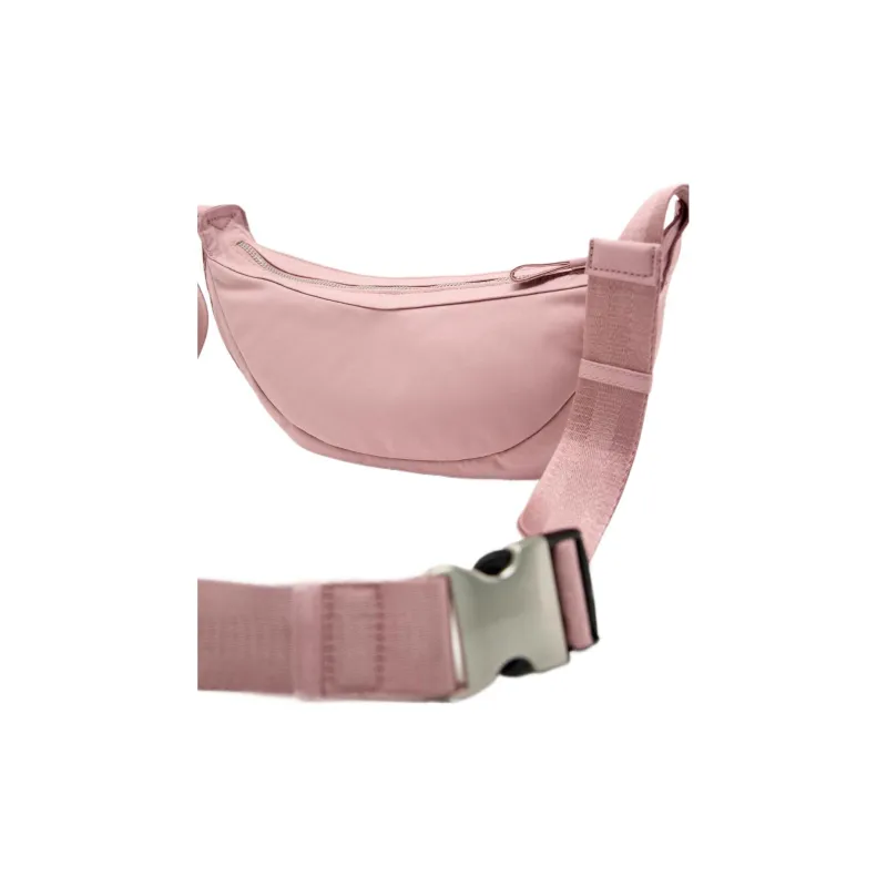ZARA Polyester Shoulder Bag Crossbody Bag Handbag Medium Size Women's Peach Pink-3