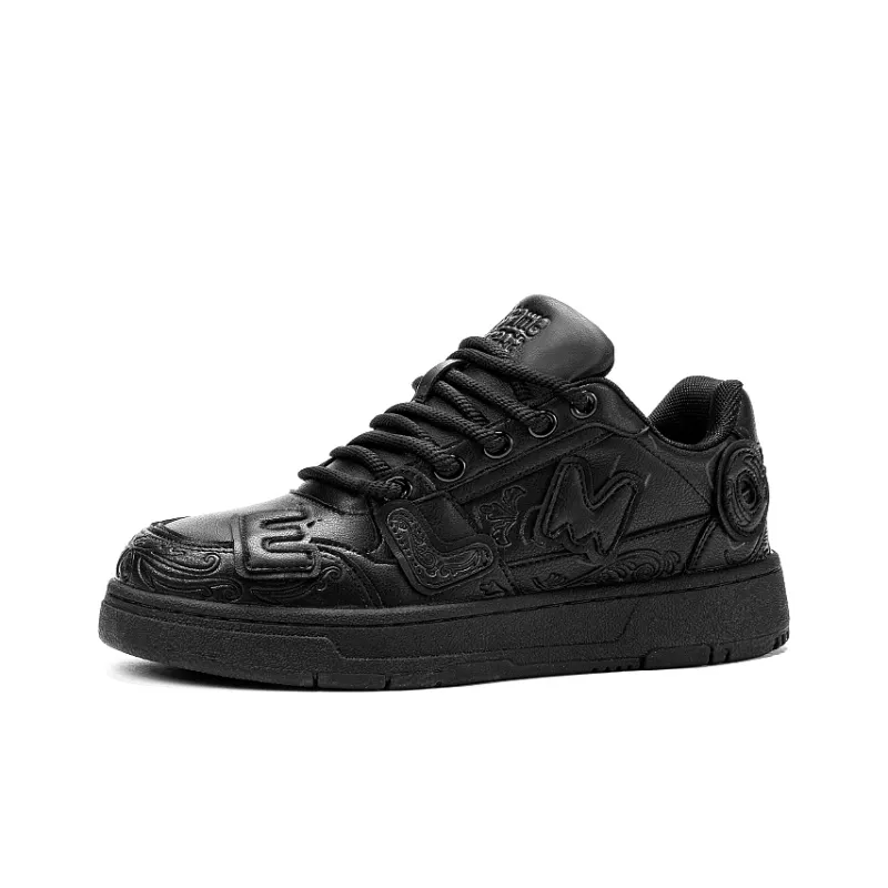 SESAME STREET Skateboard Shoes Unisex Low Top Avocado Green/Black & White/Jet Black/Pearl White-3