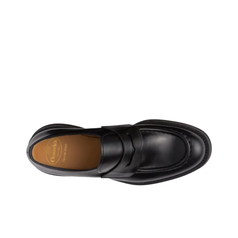 CHURCH'S Panelled Leather Loafers-3
