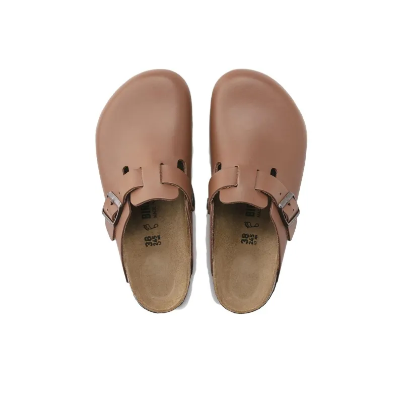 Birkenstock Wrap toe Slippers Unisex Ginger Brown Narrow Fit-2