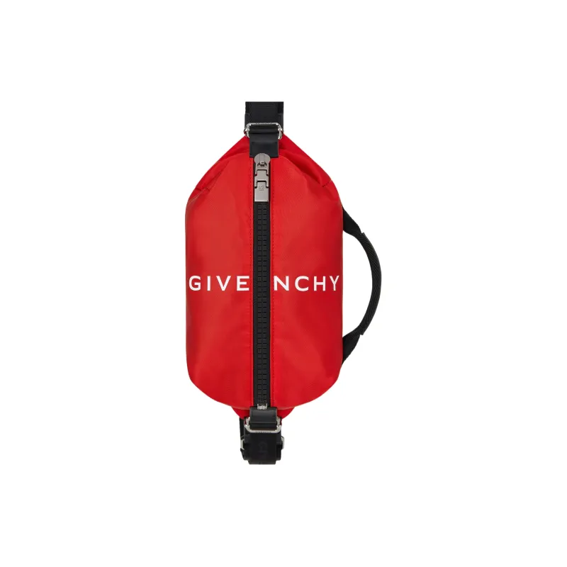 GIVENCHY G-Zip Fabric One Shoulder Crossbody Fanny Pack Regular Men's Red-3