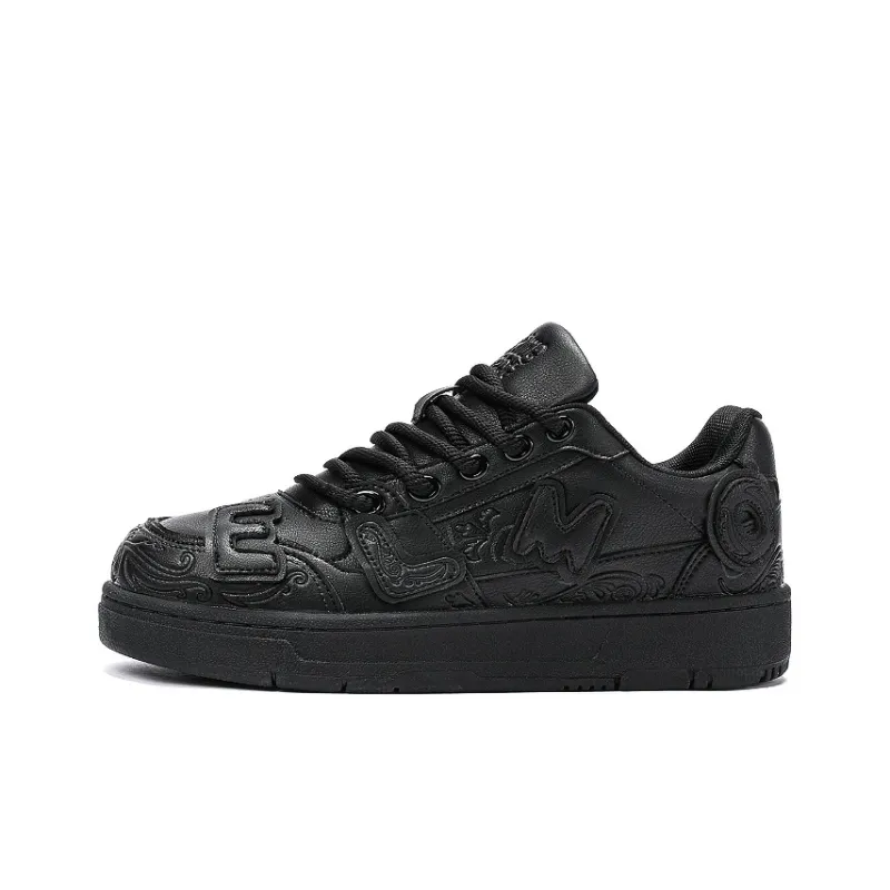 SESAME STREET Skateboard Shoes Unisex Low Top Avocado Green/Black & White/Jet Black/Pearl White-2