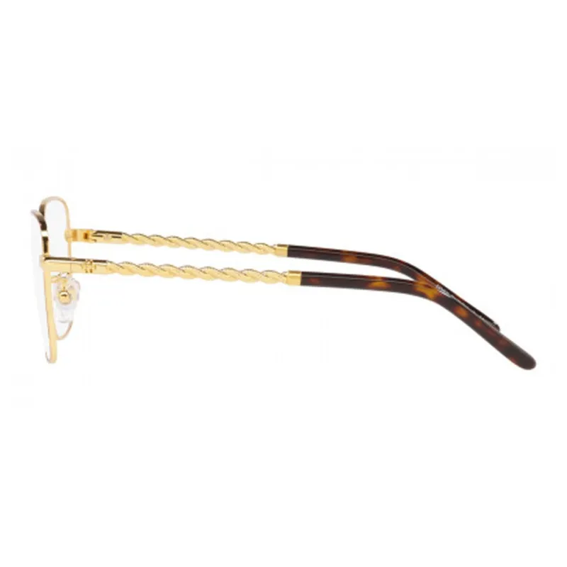 TORY BURCH Metal Square Eyeglass Frames Unisex Gold-1