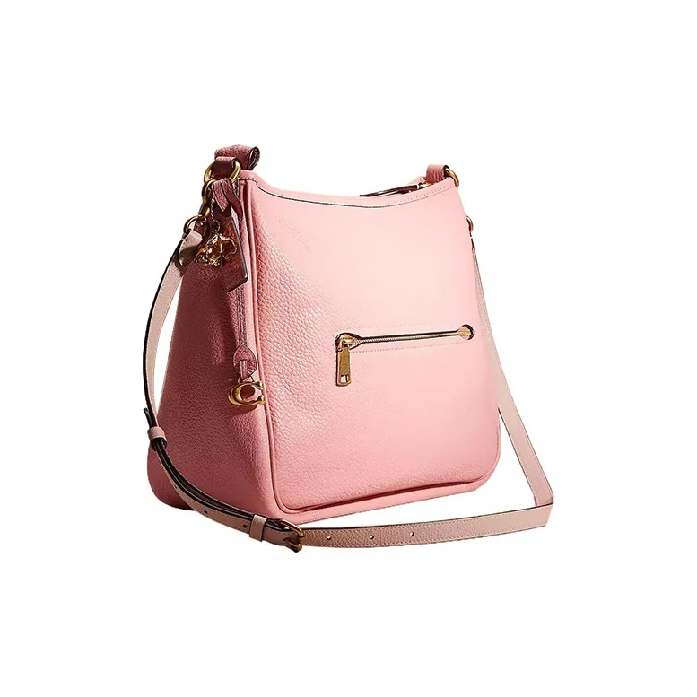 COACH Cary Pebble Leather Tote Bag, Shopping Bag, Crossbody Bag, Shoulder Bag Regular Women's Brass & Bubbles Candy-1