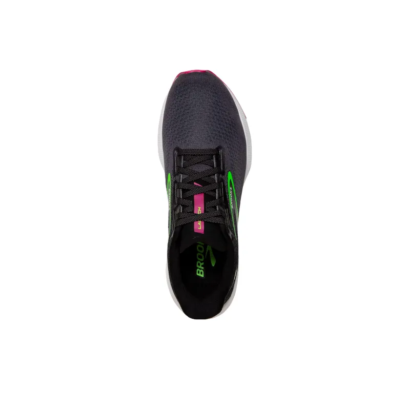 Brooks Launch 10 Black Blackened Pearl Green Women's-3