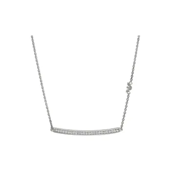 EMPORIO ARMANI Sterling Silver Id Necklace