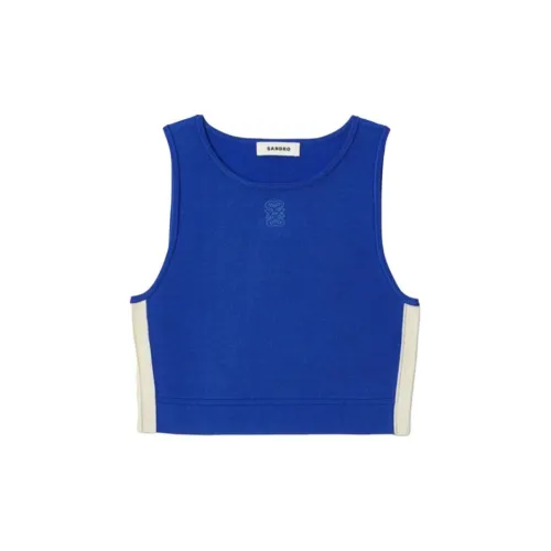 Sandro Tank Tops Women's Blue