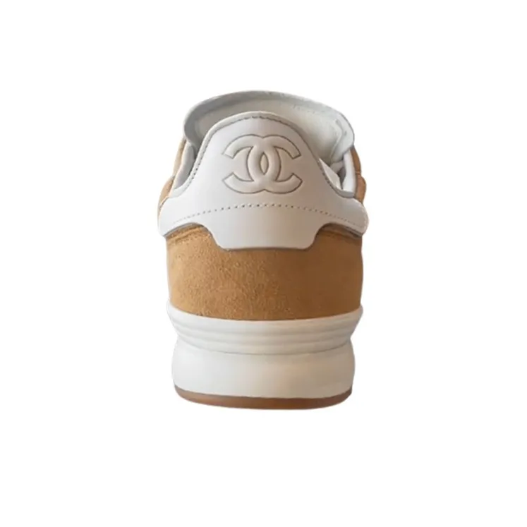 CHANEL Low Top Casual Shoes Women's Yellow-4