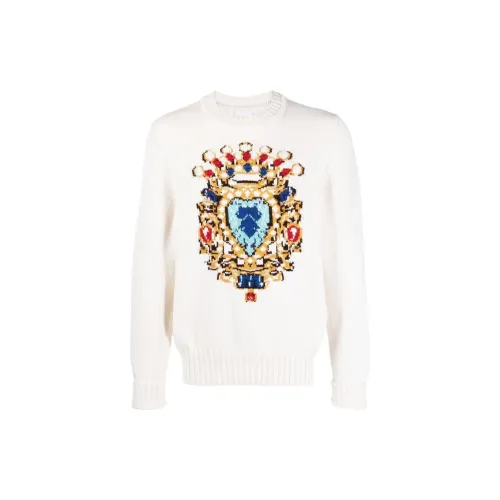 Barrie Cashmere Graphic-print Jumper