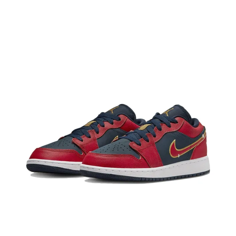 Air Jordan 1 Low 'Olympic Red'-2