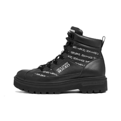 VERSACE JEANS Couture Ankle Boots Men Black