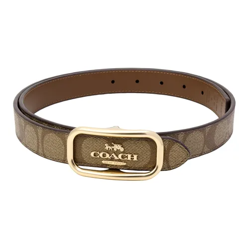 COACH Unisex Leather Belt