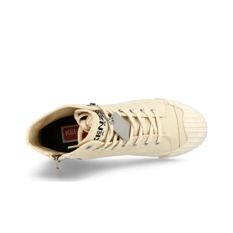 KENZO Embroidered-logo High-top Sneakers-4