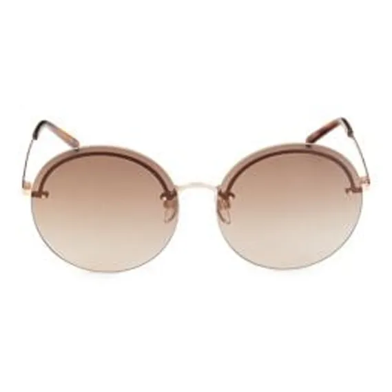 MARC JACOBS Metal Round Sunglasses Women's Gold-1
