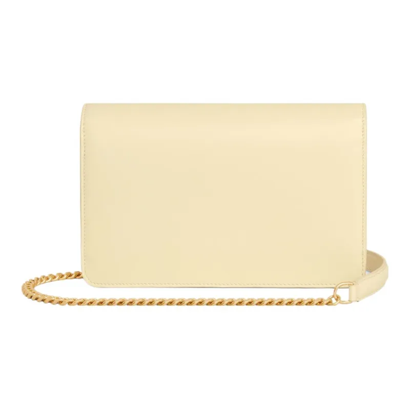 CELINE Cow Leather Wallet Regular Women's Sunshine Yellow-2