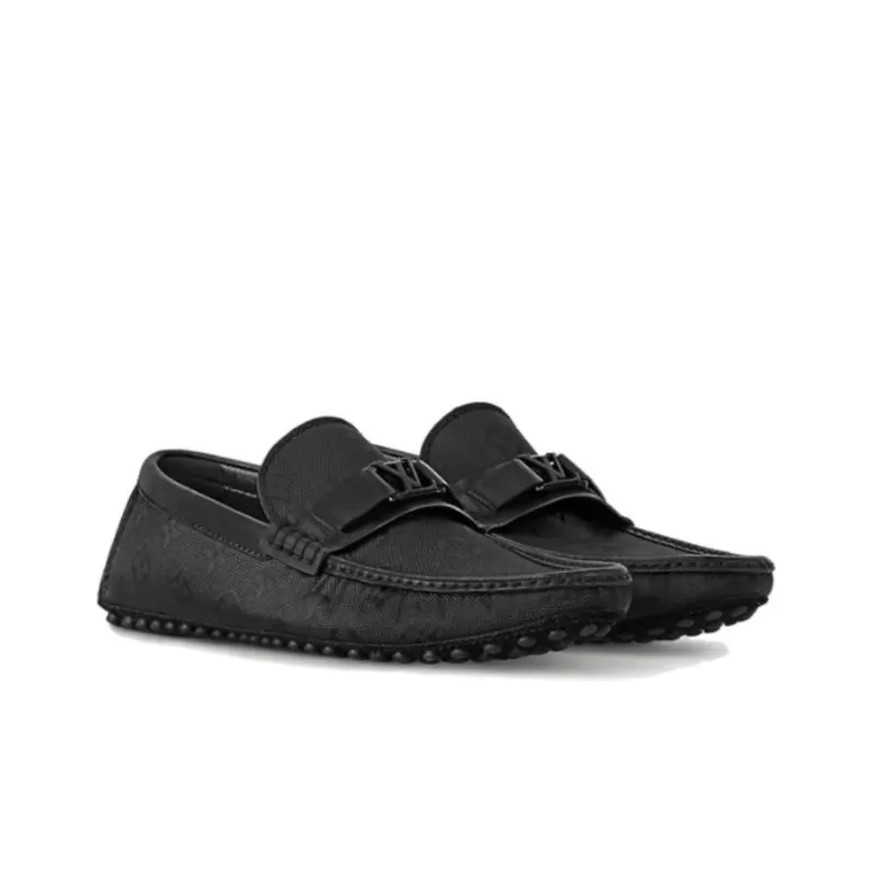LOUIS VUITTON Hockenheim Beanie Shoes Men's Black-2