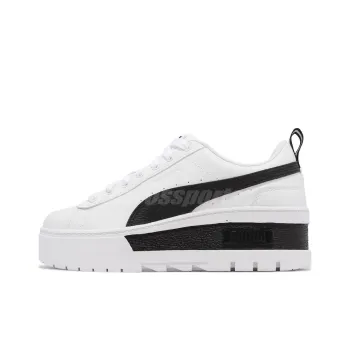 PUMA Mayze Wedge White Black Women's