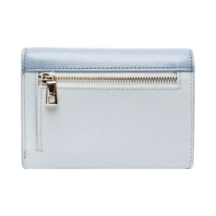 Furla 1927 Collection Calfskin Wallet Regular Women's Light Blue-1