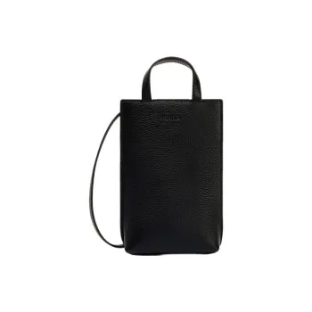 Furla Miastella Calfskin Handbag Shoulder Bag Crossbody Bag Women's Black
