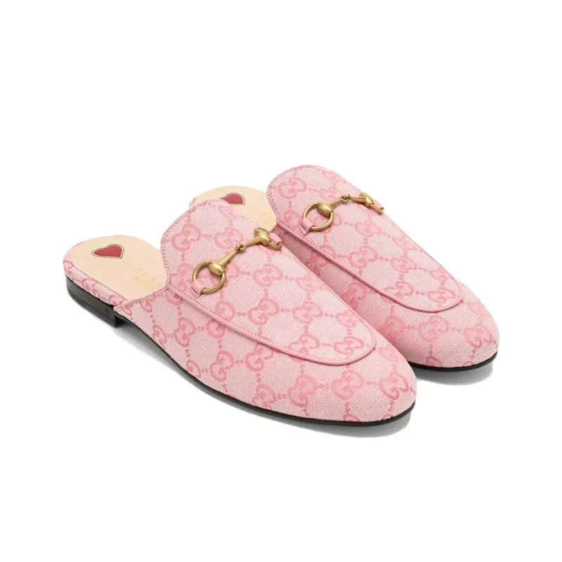 GUCCI 2015 Re Edition Princetown Closed Toe Slippers Women's Pink-3