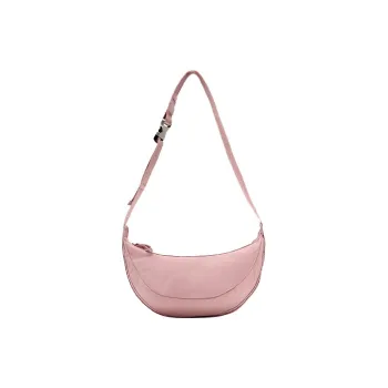 ZARA Polyester Shoulder Bag Crossbody Bag Handbag Medium Size Women's Peach Pink