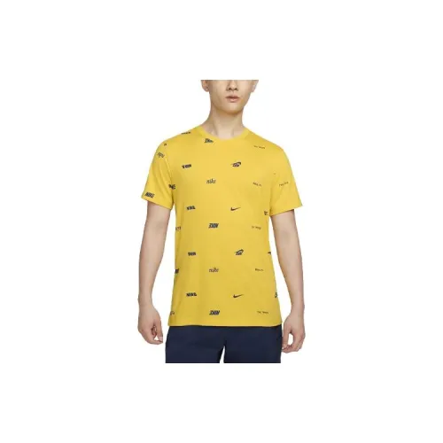 Nike T-Shirts Men Yellow