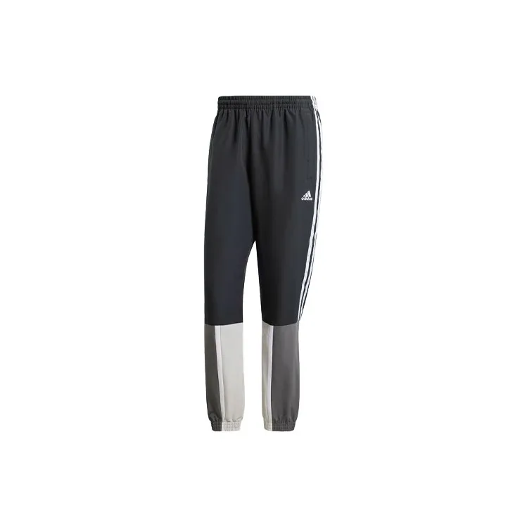 Adidas COLORBLOCK Sportswear Colorblock 3 Stripes Tracksuit Casual Sportswear Men's Black-2