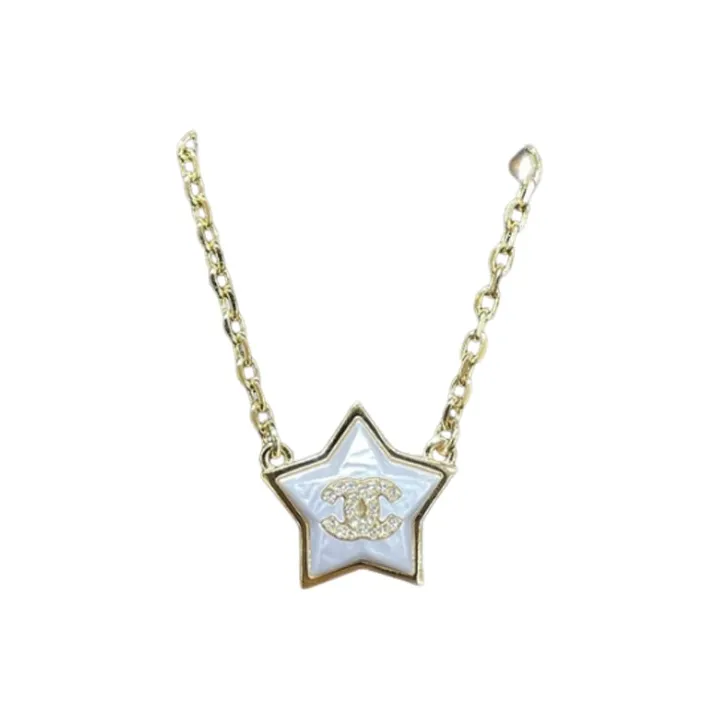 CHANEL Metal Necklaces Women's Gold-0