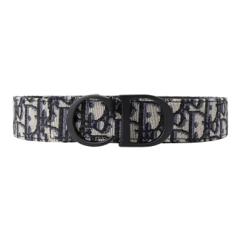 Dior 0blique Homme Logo Buckle Belt