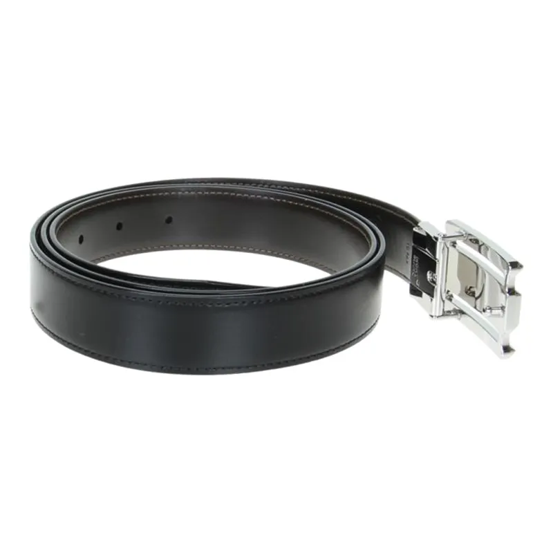 MONTBLANC Calfskin Leather Belts Men's Width 3cm Width 3cm-2