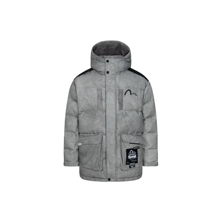 EVISU Down Jackets Men Gray-1