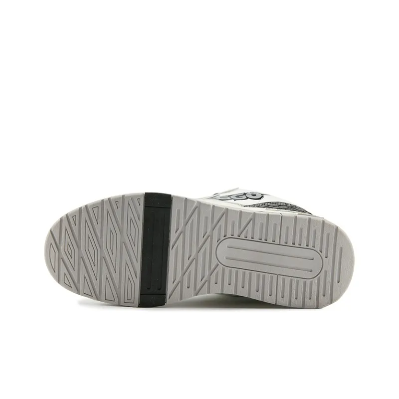 XIANGGUAN XGGO Wear Resistant Slip Resistant Low Top Skateboard Shoes Unisex Gray White-6