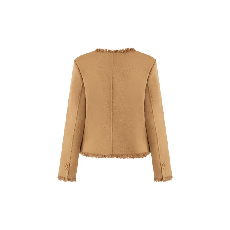 Katie Ermilio Jacket Women's Camel-1