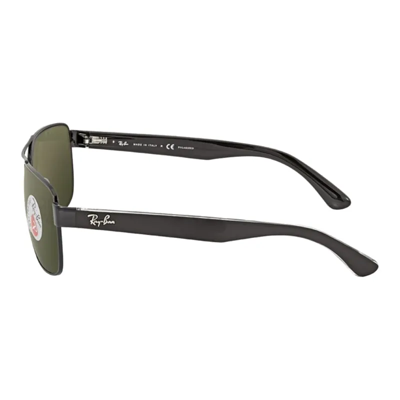 RayBan Irregular Shape Sunglasses Men's Dark Green-2
