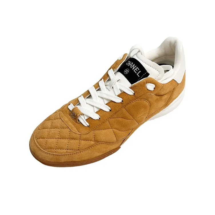 CHANEL Low Top Casual Shoes Women's Yellow-1