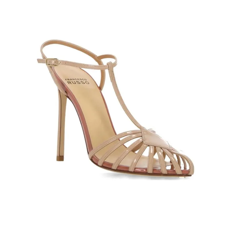 FRANCESCO RUSSO Roman Sandals Women's Nude-2