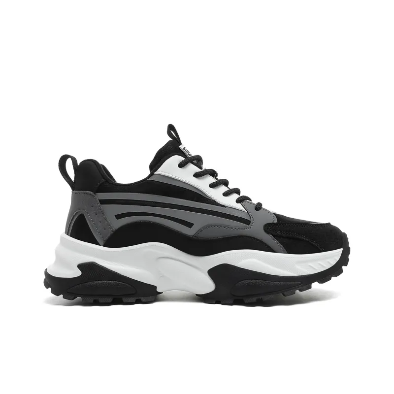 CEDAR HAN Couple Shoes Cushioning Anti-Slip And Wear-Resistant Low-Top Chunky Sneakers Unisex-10