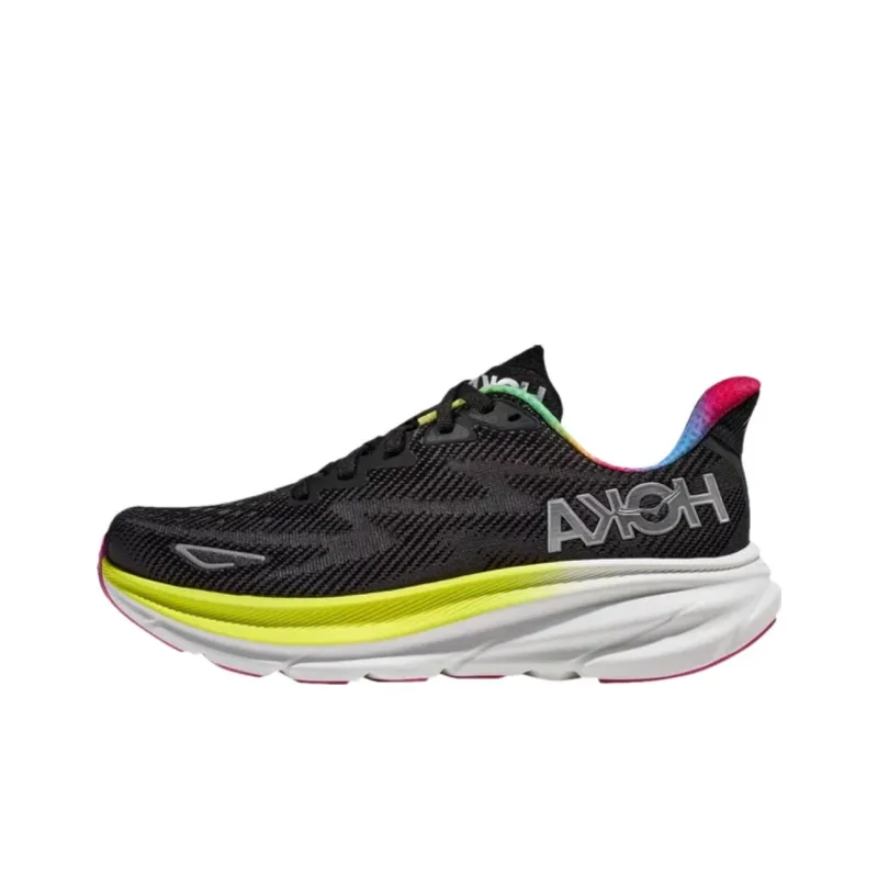 HOKA ONE ONE Clifton 9 Black All Aboard Multi Color-0