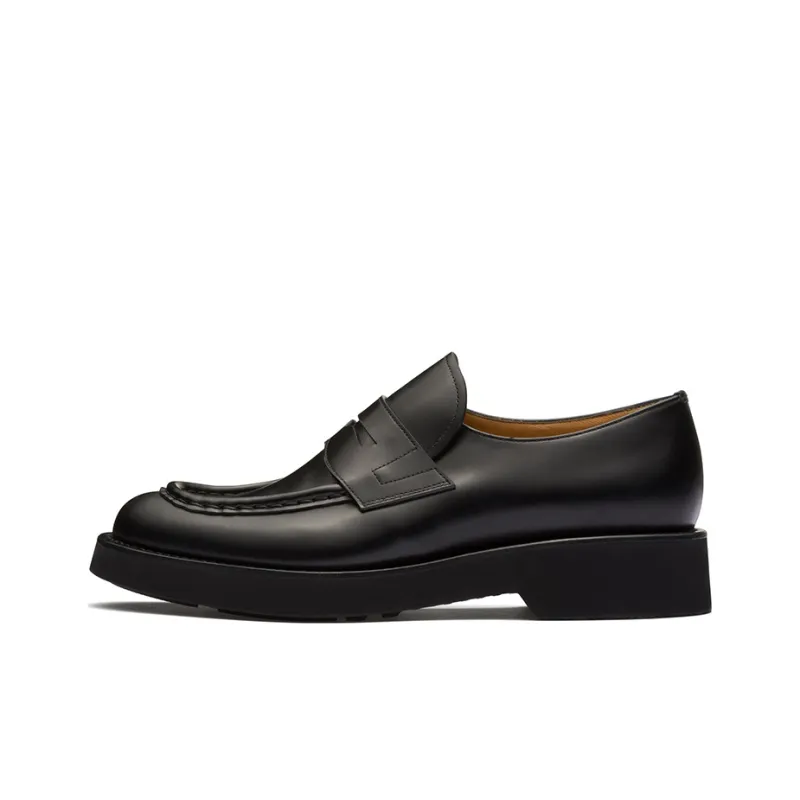 CHURCH'S Panelled Leather Loafers-0