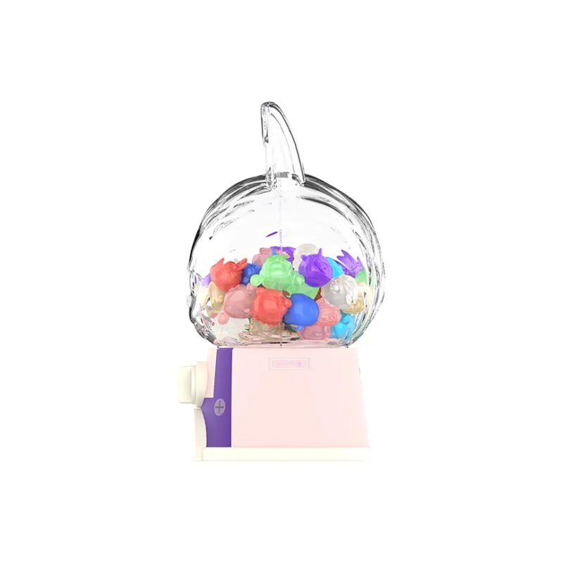 POP MART LABUBU Bubbles Cute Grain Capsule Toy Machine & MINI Plush, Multicolor Party, Set Trend Based Products-2
