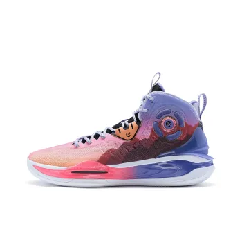 XTEP Noble Wind 2nd Generation High Top Basketball Shoes Men's Pink Purple