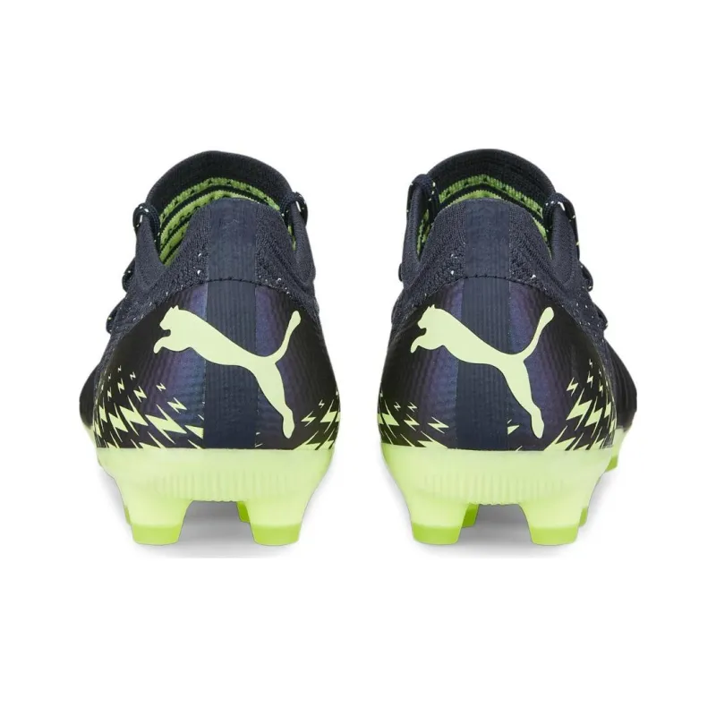 PUMA Future Z 2.4 HG/AG Anti-Slip Wear-Resistant Soccer Shoes Men's Black Yellow-4