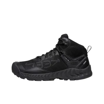 KEEN NXIS EVO Cushioning Wear-Resistant Mid-Top Outdoor Shoes Unisex Black