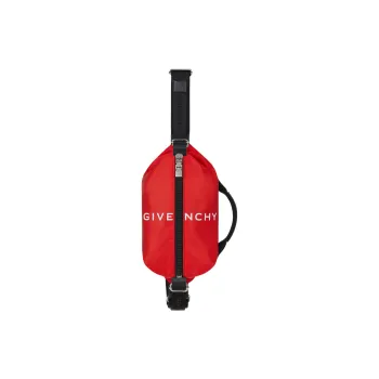 GIVENCHY G-Zip Fabric One Shoulder Crossbody Fanny Pack Regular Men's Red